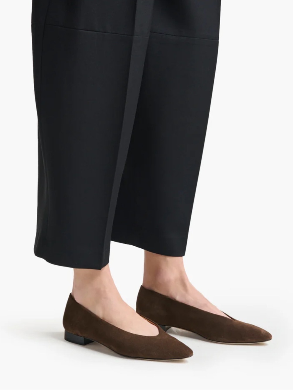 Vintage SILVIA FIORENTINA Classic Brown Suede Women's Flats